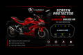 QJMOTOR SRK 800 RR TFT Screen Protector Dashboard TPU Film TWIN PACK
