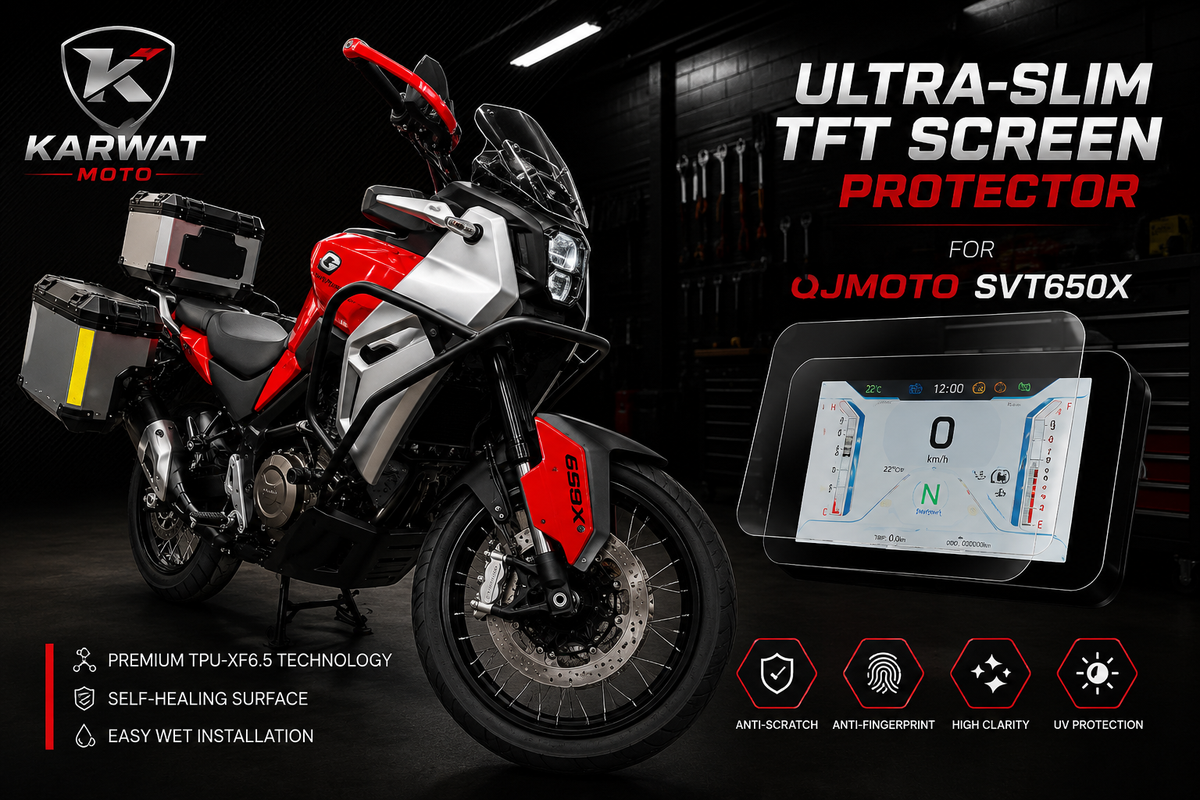 KARWAT MOTO | Ultra-Slim Premium TFT Screen Protector Advanced Dashboard Protect