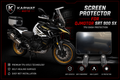 QJMOTOR SRT 900 TFT Screen Protector Dashboard TPU Film TWIN PACK
