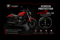 QJMOTOR  SRV 125 TFT Screen Protector Dashboard TPU Film TWIN PACK