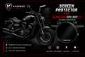 QJMOTOR SRV 600 V 2 TFT Screen Protector Dashboard TPU Film TWIN PACK