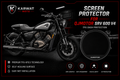 QJMOTOR SRV 600 V 4 TFT Screen Protector Dashboard TPU Film TWIN PACK